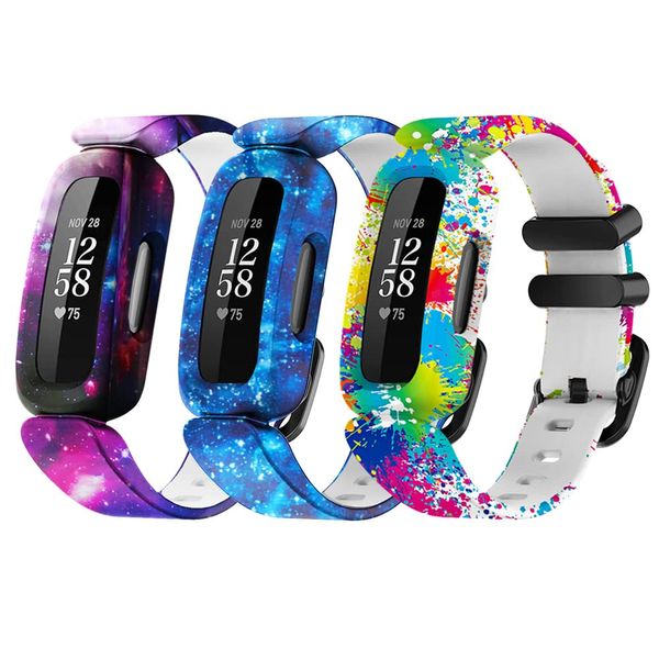 honecumi Kompatibel mit Fitbit Ace 3 Kids Armband, Ace 3 Ersatzarmband Watch Band Strap Wechselbänder für Kinder, Klassisch Buntes Verstellbares Sport Armbands Uhrenarmband Zubehör