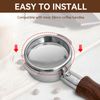 58mm Coffee Machine Backflush Insert Filter, Stainless Steel Backflush Insert Blind Filter for Espresso Coffee Machine
