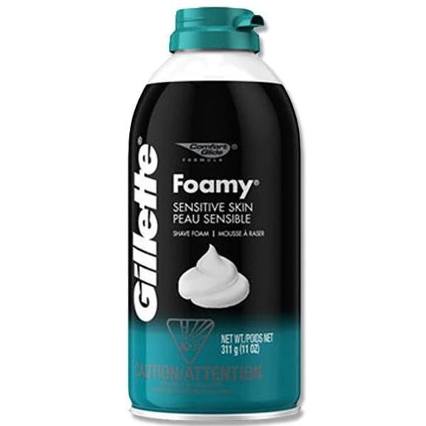 [Half Club/Grisim] Gillette Foamy Sensitive Shaving Foam 311g X 1 - Shaving Cream Shaving Gel