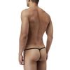 Male Power Rubber Posing Strap Black - One Size
