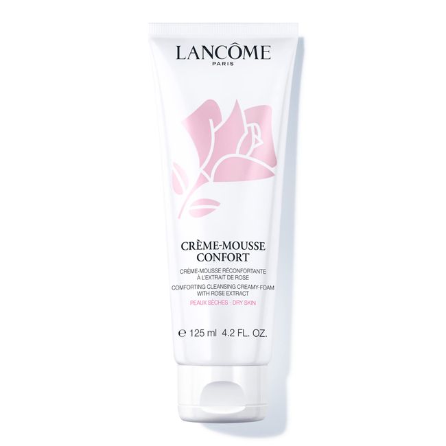 Lancôme Créme Mousse Confort Foaming Facial Cleanser - Comforting Cream Cleanser & Makeup Remover - With Rosehip Oil - 4.2 Fl Oz