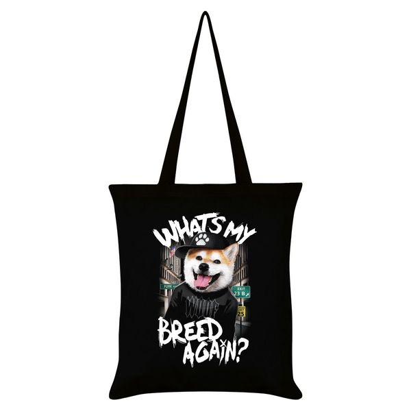 Playlist Pets What's My Breed Again? Black Tote Bag