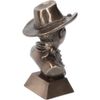 Nemesis Now John Wayne Bust Figurine 18cm Bronze, Resin