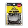 Team Catfish 8/0 Double Action Hook (9 Pack) Super Wide Gap Circle Hooks with Needle Sharp Point, Black Nickle
