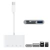 2025 New Release: Type-c Card Reader, 4 in 1 Camera Reader, SD Card Reader, USB/Type-C, SD/TF Adapter with OTG Function, Read/Write Simultaneously, High Speed Two-Way Data Transfer, Fast Charging