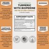 Healblend Organic Turmeric Curcumin with BioPerine Black Pepper - 2-pack