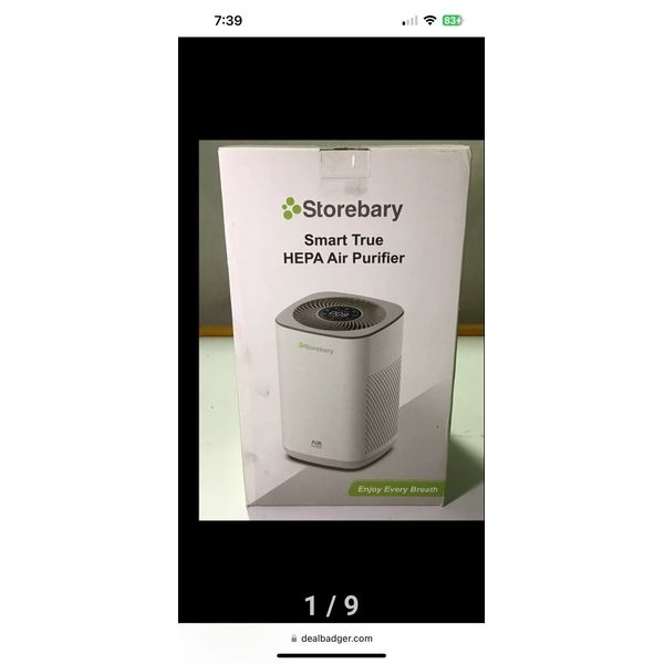 Air Purifier For Home, Smart True Air Cleaner With H13 HEPA Filter