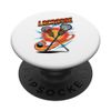 90s Vintage Field Lacrosse Stick Player PopSockets Adhesive PopGrip