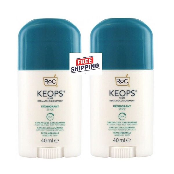 2 PACK - RoC Keops Stick Deodorant 40ml