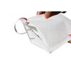 400 Pack Bubble Mailers, CD Size, Air Cap Bags with Open Tape, White