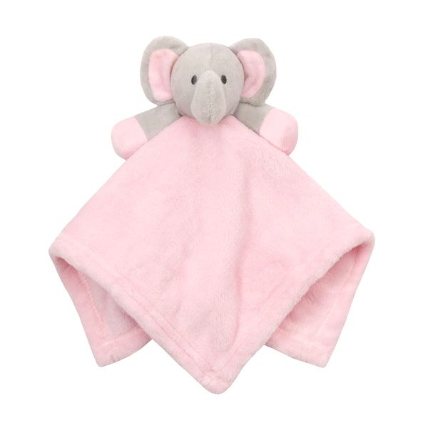 Royal Icon Super Soft Baby Comforters Baby Boys & Girls Comforter Baby Comforter Toy Elephant/Giraffe/Cow Cuddly Fleece Toy Are Ideal for New Baby Gifts and for Peaceful Sleep 19C199