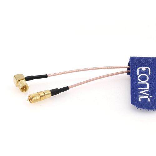 Eonvic Microdot M5 UNF Male to M5 Male Right Angle 10-32 RG178 Vibration Acceleration Sensor for Non-Destructive Testing, Acoustic Sensors, Accelerometers