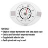 Outside Window Thermometer - Read Outdoor Temperature From Indoors With This Stick On Window Thermometer