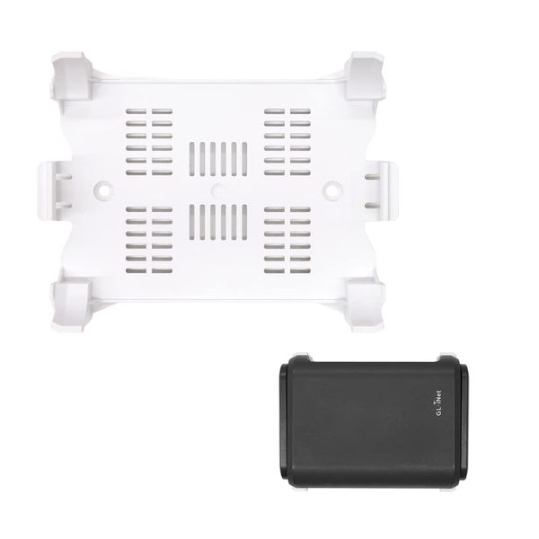 GL.iNet WiFi Router Holder Wall Mount with Screws, Compatible with GL-A1300 (Slate Plus), GL-SFT1200 (Opal), GL-MT1300 (Beryl) Router, Networking Device Bracket, Easy to Install (White)…