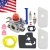 Carburetor Kit 128CD 128L Trimmer 545081848 Fuel Filter Gaskets Replacement part