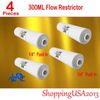 4 Pcs 300CC ML Flow Restrictor 1/4-1/4 Quick Connect Push In Water Filter 