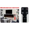 Replacement Remote Control for Comfort Glow QEF7530RKD QEF7541RKD Electric Fireplace,with Wall Mounting Bracket
