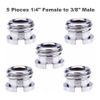 1/4" and 3/8" Converter Threaded Screws Adapter Mount Set for Camera Tripod N787