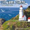 Oregon Coast, Heceta Head Lighthouse (Absorbent Ceramic Coaster, Single, Cork Back, Kitchen Table Decor)