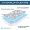 Washable Underpads Reusable Waterproof Incontinence Bed Pads 34"x76" 2 Pack