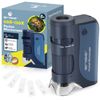 Pocket Microscope 60-120x Zoom with LED, Handheld Microscopes for Kids, Portable Mini Microscope with 5 Microscope Objects for Learning, Education, and Explore