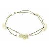 Corsage Creations - 3 Rose Headband - White (17cm Diameter, adjustable)