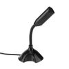 1 Pack New USB Mini Desktop Speech Microphone Stand for PC Laptop Computer Notebook Audio Video Clear Sound
