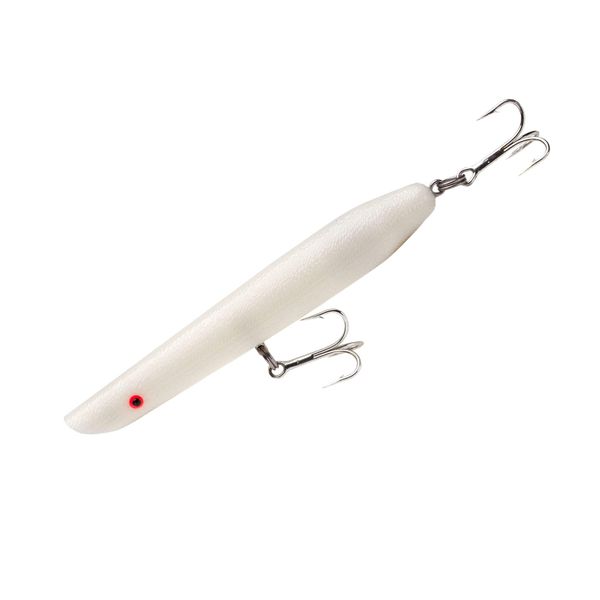 Cotton Cordell Pencil Popper Topwater Fishing Lure, Freshwater Fishing Gear and Accessories, 6", 1 oz, Bone