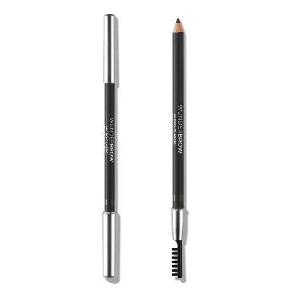 Wunderbrow Micro-Classic Brow Pencil, 2.5mm tip for precision filling, Vegan and Cruelty Free (Black/Brown)