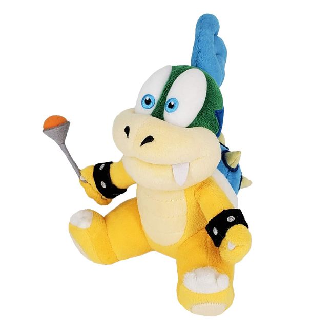 San-ei Boeki AC64 Super Mario All Star Collection Larry Plush Toy, S, Size W 6.3 x D 6.3 x H 7.1 inches (16 x 16 x 18 cm)