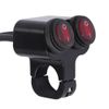 22mm Red Motorcycle Handlebar Headlight Switch, Handlebar Double Control Kill Button Switch, Brake Fog Lamp Horn Dual Control Button Switch for