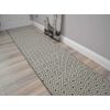 Modern Luna Light Grey Cream Long Hall Runner Cut To Size