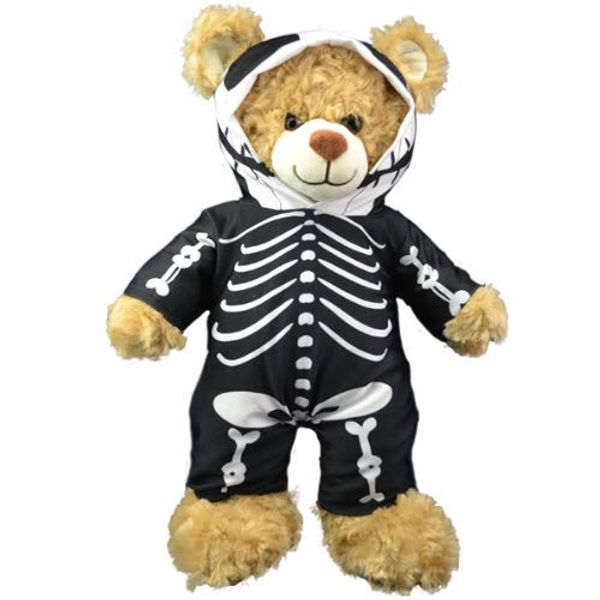 Skeleton Morph Suit Onesie - Halloween - 16" / 40cm - Teddy Bear Clothes & Build a Bear