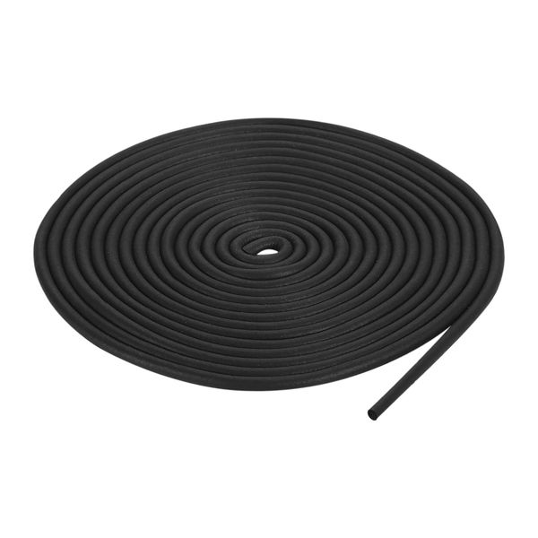 sourcing map Foam Rubber Weather Seal Strip, 2mm(5/64") Diameter 3 Meters (9.84Ft) Long Round EPDM Rubber for DIY Gasket, Warehouse, Pads, Foam Tubing, Crafts