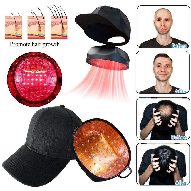 USA Led Laser Hair Growth Cap Hat Hair Loss Therapy Hair Regrowth Growth Cap