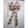 10" Red Cardinal Wired Bow