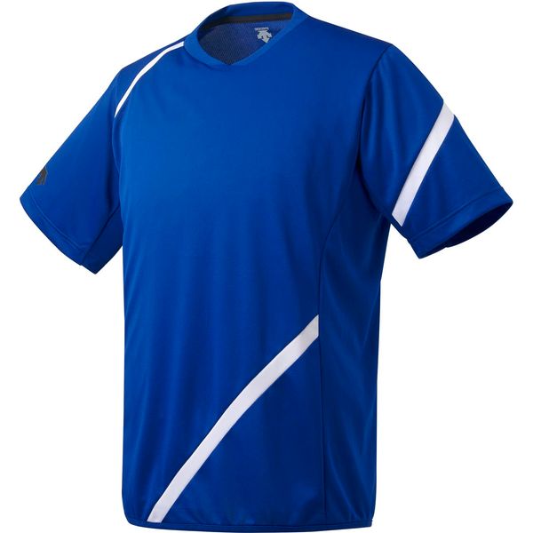 Descente DB-123B Men's Baseball Shirt, Neolite Shirt, Royal Blue