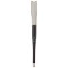 Mercer Culinary M35617 Plating Brush-2mm Square Notch, Silicone, Black