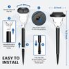 8 Pack Solar Pathway Light Waterproof Auto On/Off for Garden Walkway Driveway