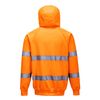 Portwest Unisex Hi-Vis Safety Hooded Sweatshirt / Hoodie (2XL) (Orange)