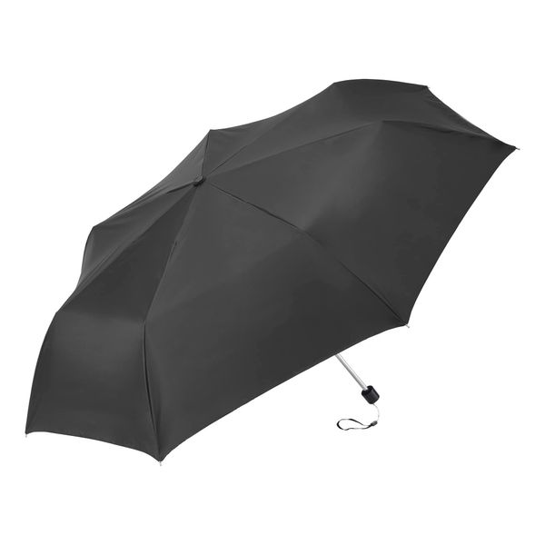 Waterfront S355-0776BK1-B1 Folding Umbrella, Parasol and Rain Umbrella, Official Limited, Sunshade, Black, 21.7 inches (55 cm), Lightweight, Compact, UV Protection, 99.9% Unisex