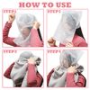 50 Pieces Face Makeup Protector Hood Disposable Cosmetic Mask Beauty Makeup and Clothing Protector Non Woven Dress Make up Face Cover Makeup Protector Face Mask for Women Girl Changing Room Supply