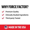 FORCE FACTOR Turmeric Curcumin Supplement with Black Pepper, Joint Support