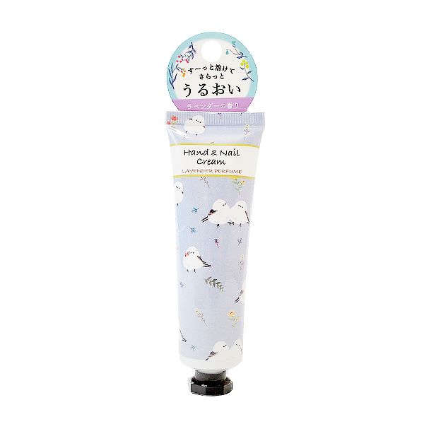 [Friends Hill] Hand &amp; Nail Cream ★Hanatoshima Enaga Lavender Scent ◆Yu-Packet compatible◆ Shea Butter Jojoba Oil Mini Hand Cream