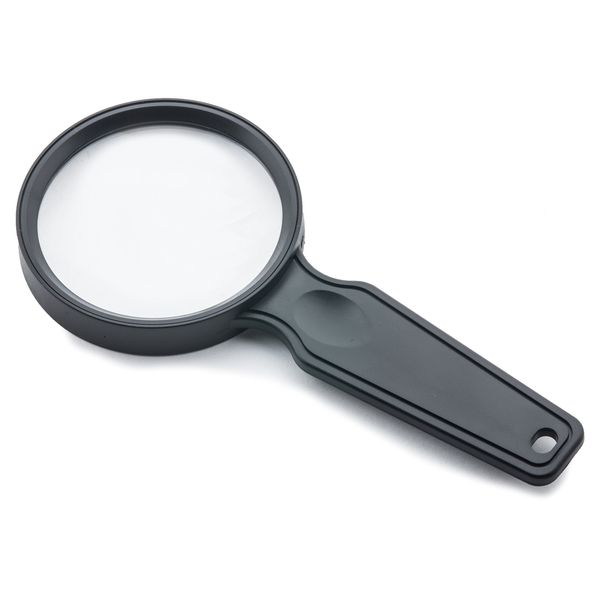 Carson 3" Hand Magnifier, 2.5X with 5X Spot Lens DS-40