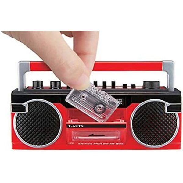 TAKARA TOMY SHOWA MINI RADIO CASSETTE RECORDER (BOOMBOX) Toy F/S w/Tracking# NEW