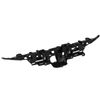 3pcs Upper&Lower Grill+Bracket For 2020-2022 Toyota Corolla LE XLE Front Bumper