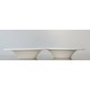Komodo Round Double Saucer, White (P27101)