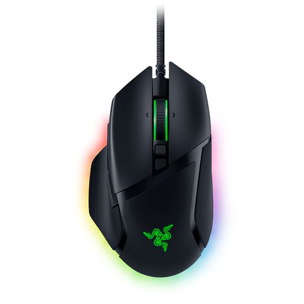 Razer Basilisk V3 USB Gaming Mouse, 11 Buttons, 26000DPI Focus+ Sensor, Optical Switch, Razer HyperScroll Tilt Wheel, Chroma Lighting, RZ01-04000100-R3M1, Black