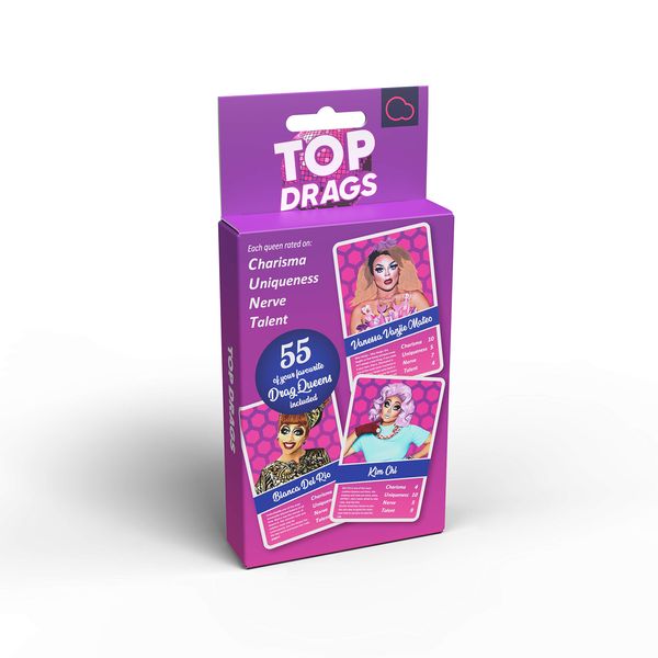 Top Drags Game | Drag Queen Top Trumps Comedy Card Game | Suitable For Family - Teenagers and Adults…